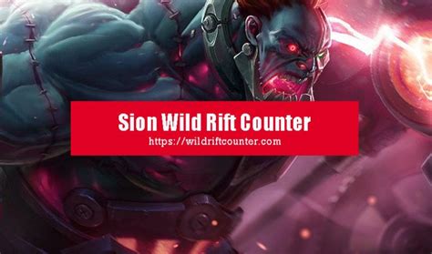 counter sion|counter sion wildrift.